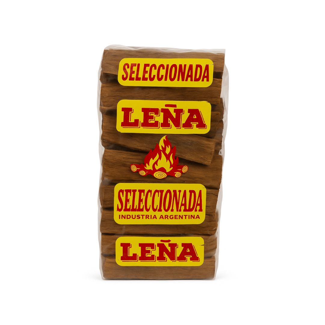 BOLSAS LEÑA.POLIETILENO 10KG (40*70CM) REFORZADA MELLI *100UNID