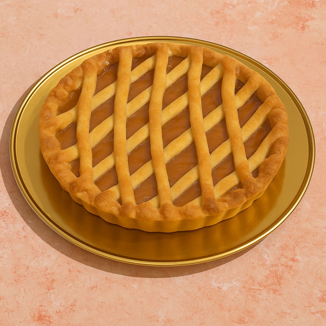 PLATO DORADO CARTON REDONDO 36CM *10UNID