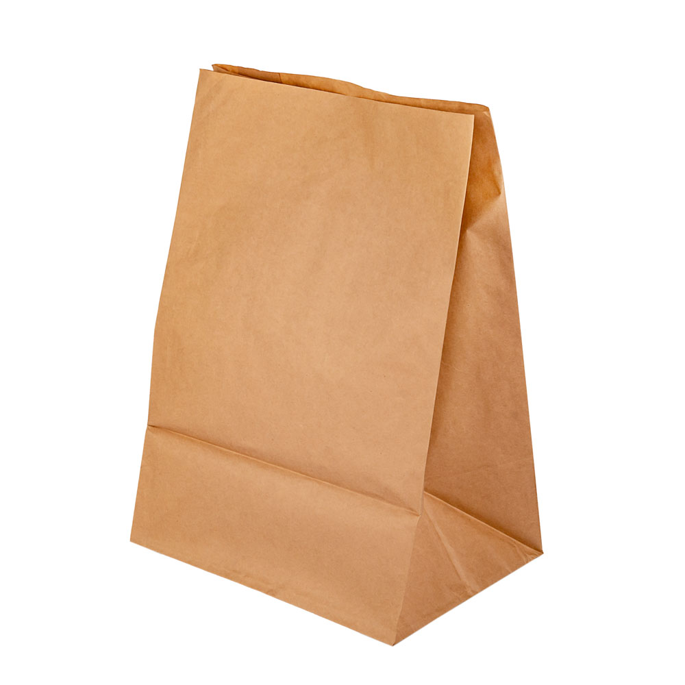 BOLSAS DELIVERY PAPEL KRAFT FONDO CUADRADO Nº8 (26*17.5*37CM) (80GRS) *50UNID