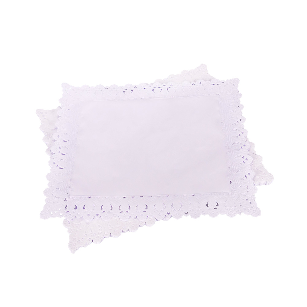 BLONDAS PAPEL BLANCA RECTANGULAR 31*37CM *100UNID