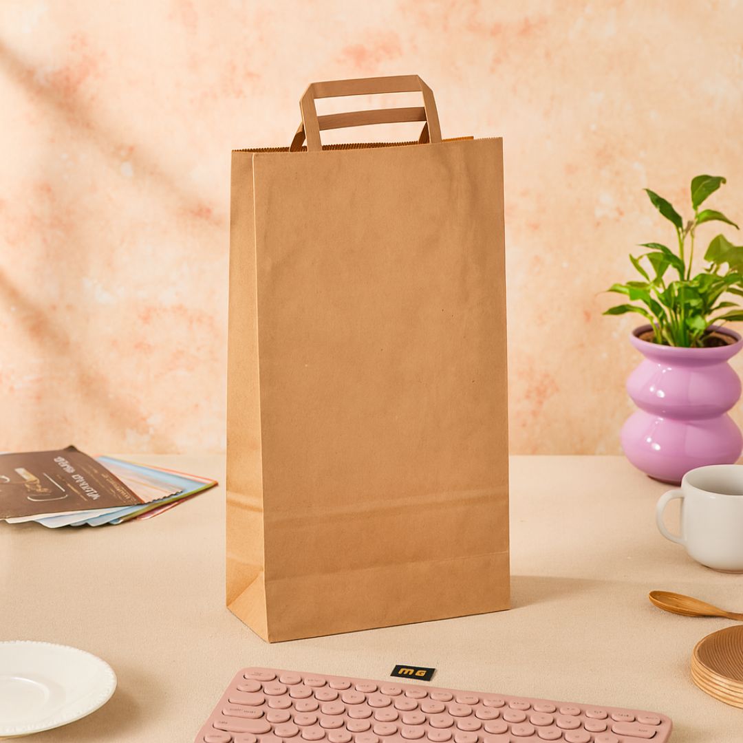 BOLSA BOUTIQUE PAPEL KRAFT 22*10*42CM *UNID