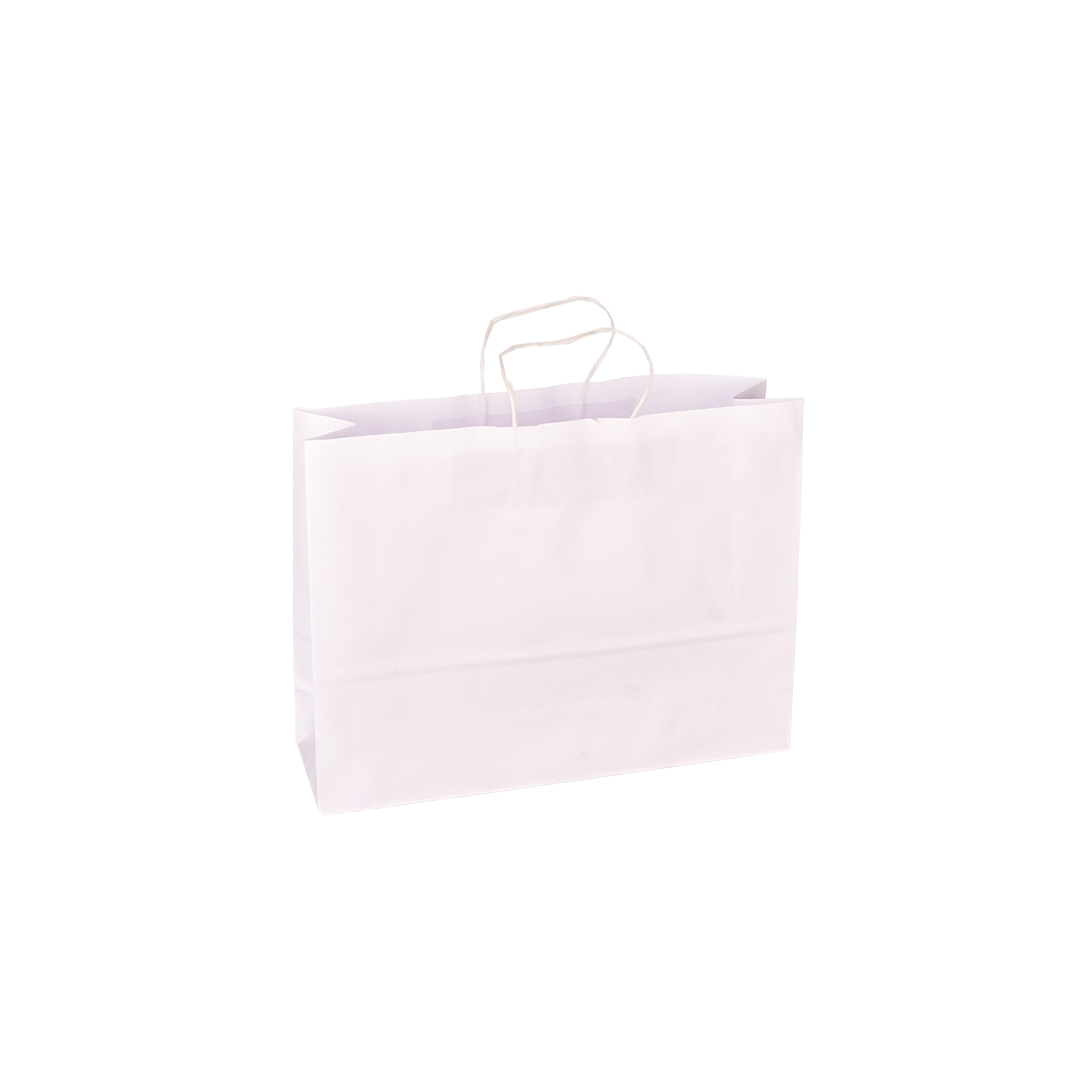 BOLSA BOUTIQUE PAPEL BLANCA 43*12*32CM *UNID