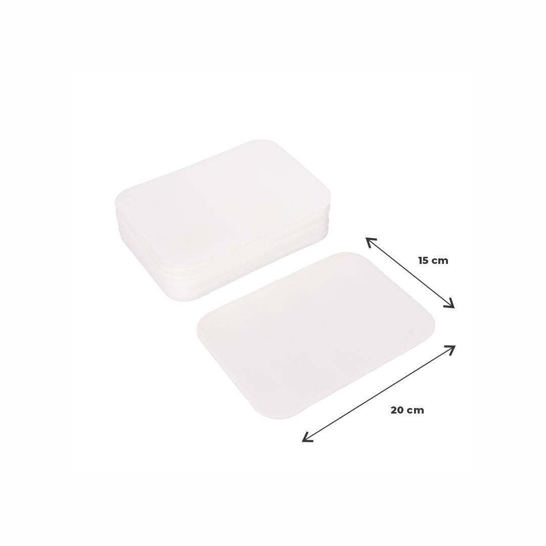 OBLEA EXPANDIDO BLANCA CELPACK Nº618 (RECT.15*20CM) *100UNID