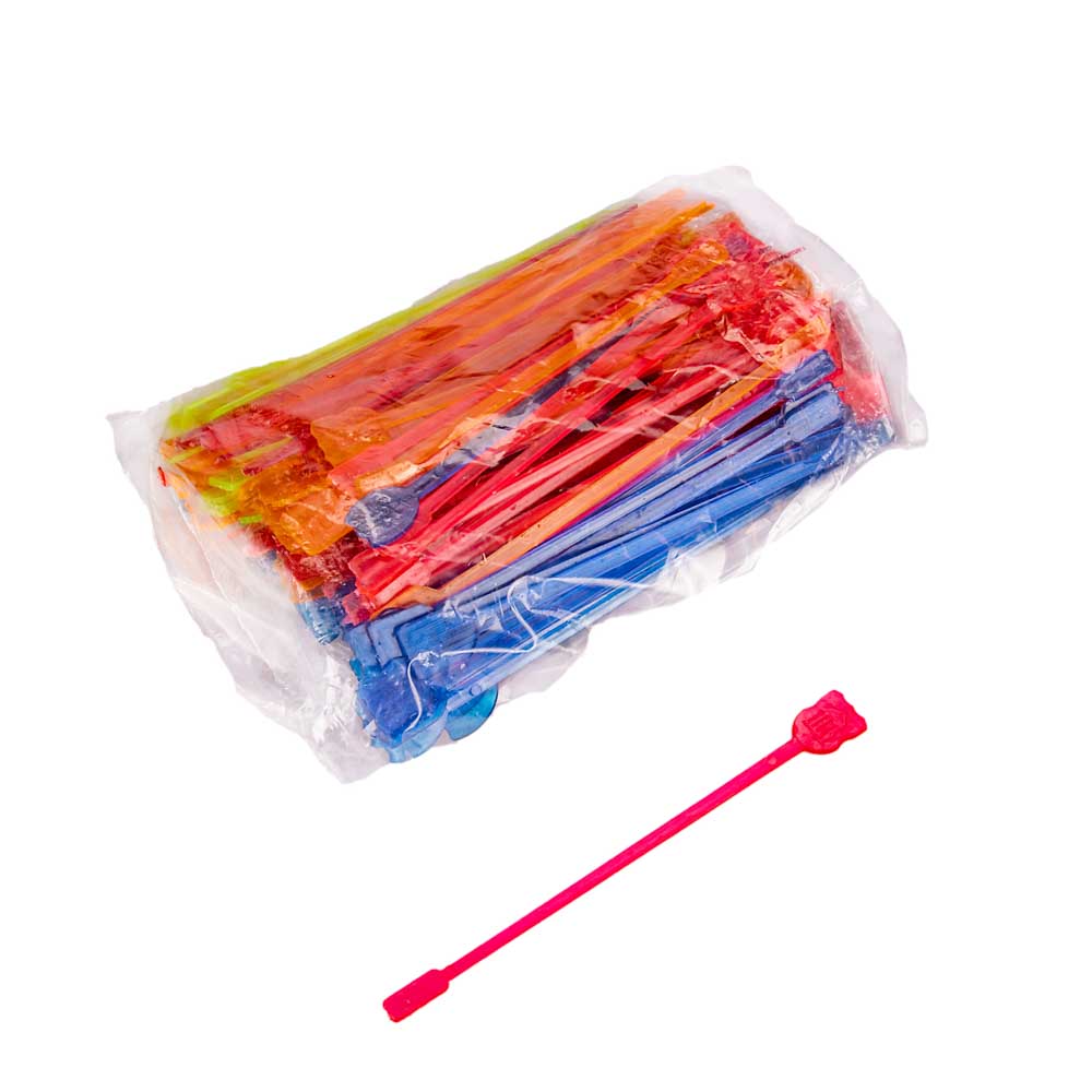 AGITADOR PLASTICO SUPER TRAGO LARGO (CLAUSER) (19CM) *100UNID