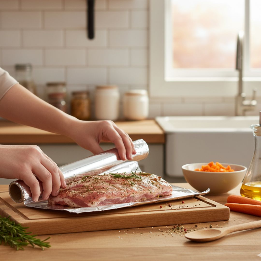 PAPEL ALUMINIO FERNANDEZ GASTRONOMICO (38CM*80MTS) REFORZADO *ROLLO