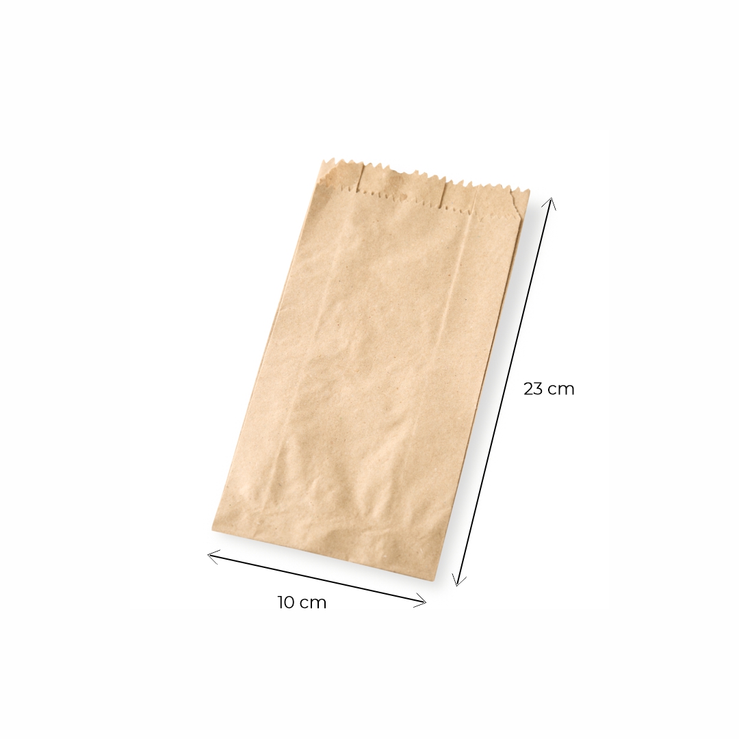 BOLSAS FACTURA PAPEL KRAFT N°3 (10*23CM) *100UNID