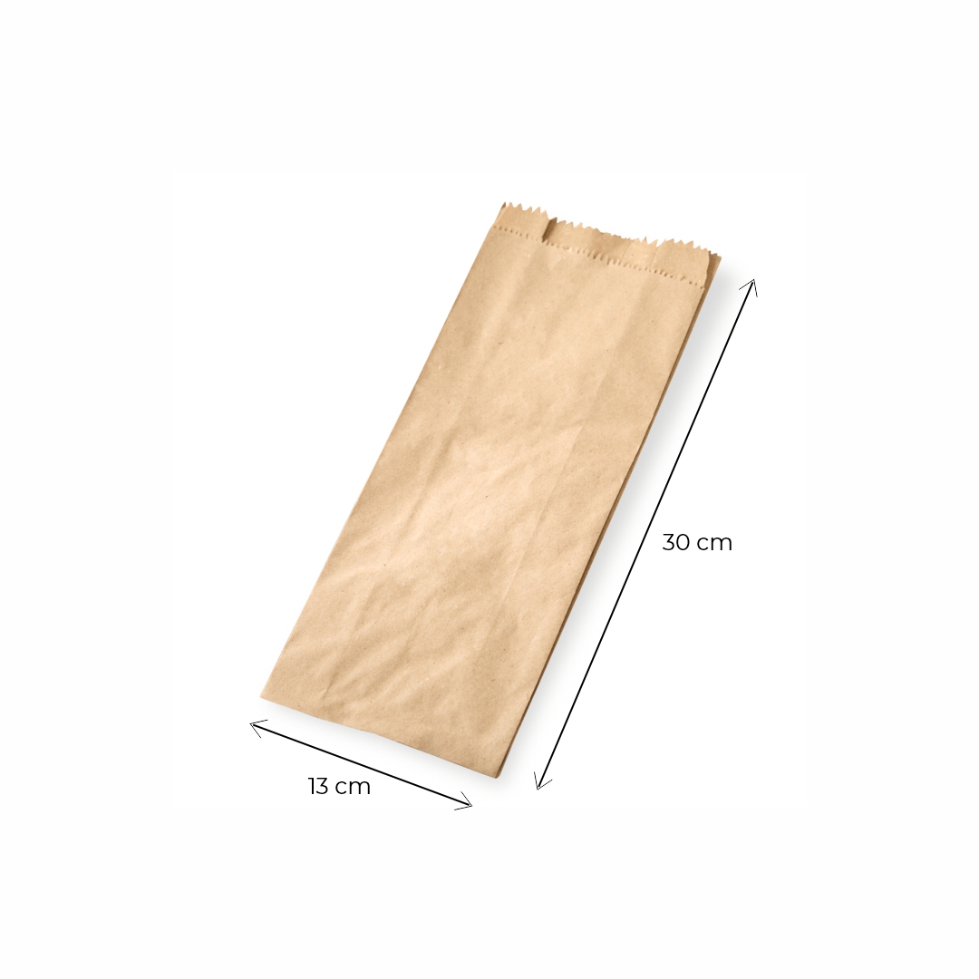 BOLSAS FACTURA PAPEL KRAFT N°5 (13*30CM) *100UNID