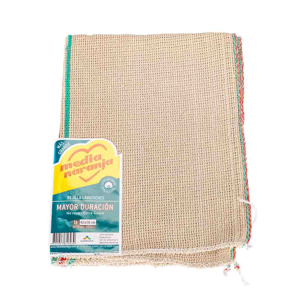 REJILLA MEDIA NARANJA.LAVACOCHE (42*58CM) *UNID