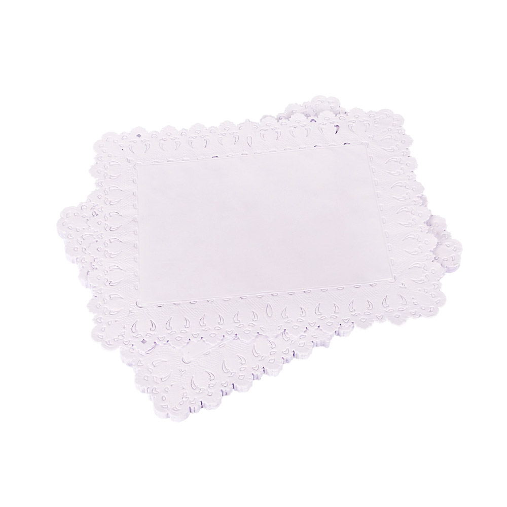 BLONDAS PAPEL BLANCA RECTANGULAR 21*27CM *100UNID