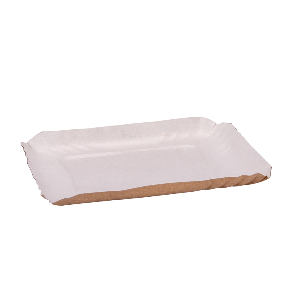 BANDEJA CARTON RECTANGULAR SATINADA Nº1 (12*15CM) *100UNID