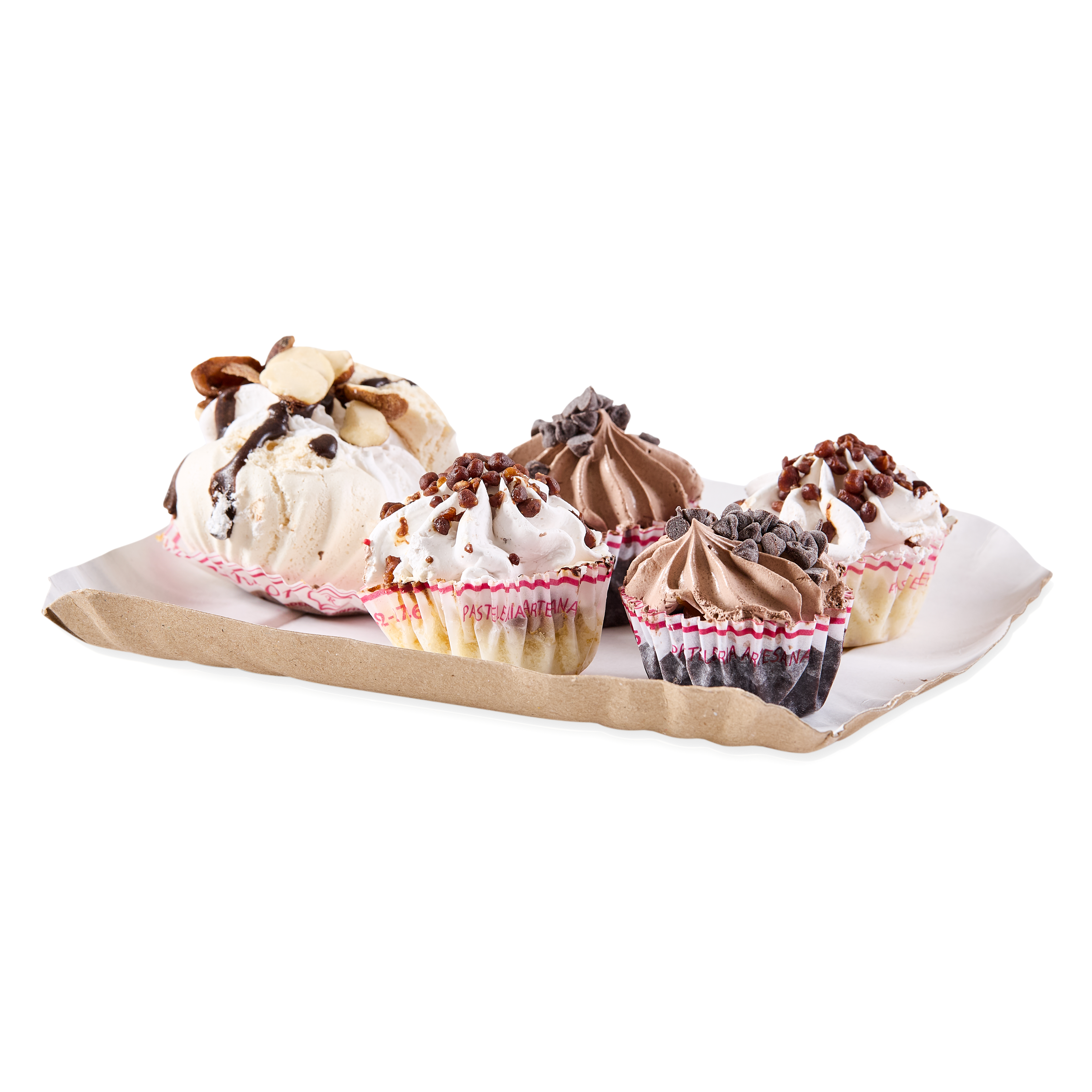 BANDEJA CARTON RECTANGULAR SATINADA Nº1 (12*15CM) *100UNID