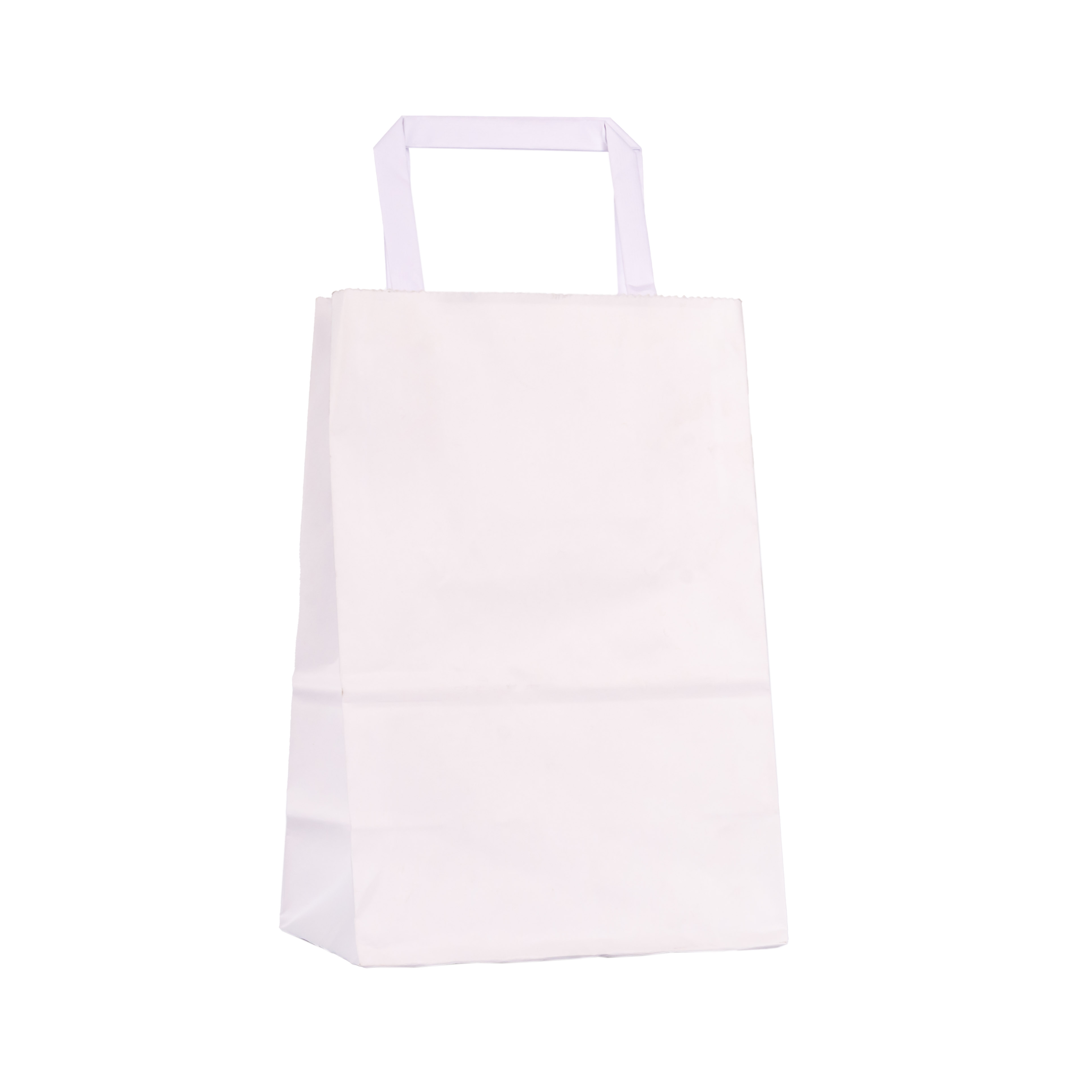 BOLSA BOUTIQUE PAPEL BLANCA 16.5*9.5*21CM *UNID