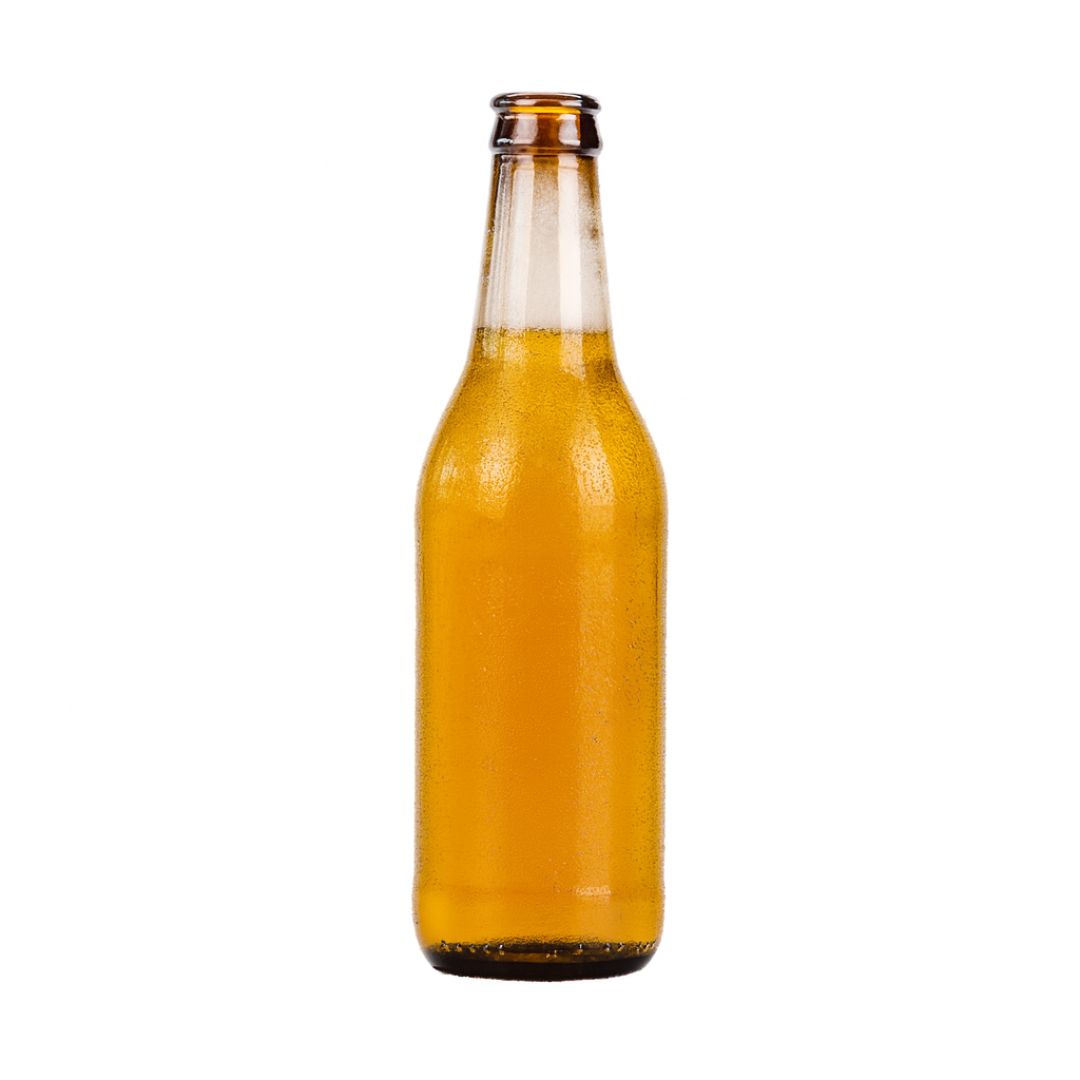 BOTELLA VIDRIO AMBAR CERVEZA 330ML STANDARD (SIN TAPA) PACK *20UNID