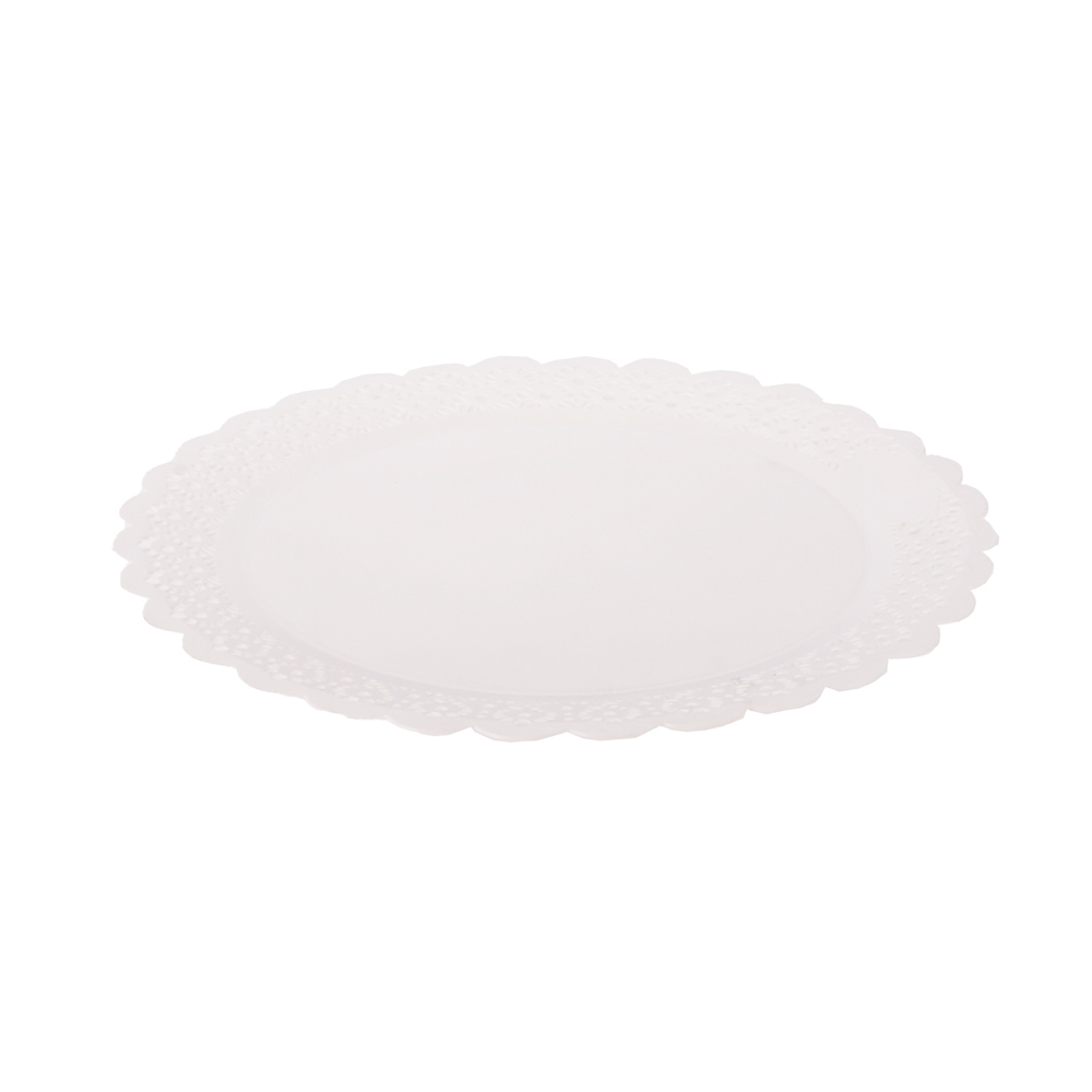 BANDEJA BLONDA PLASTICA REDONDA .30CM *UNID