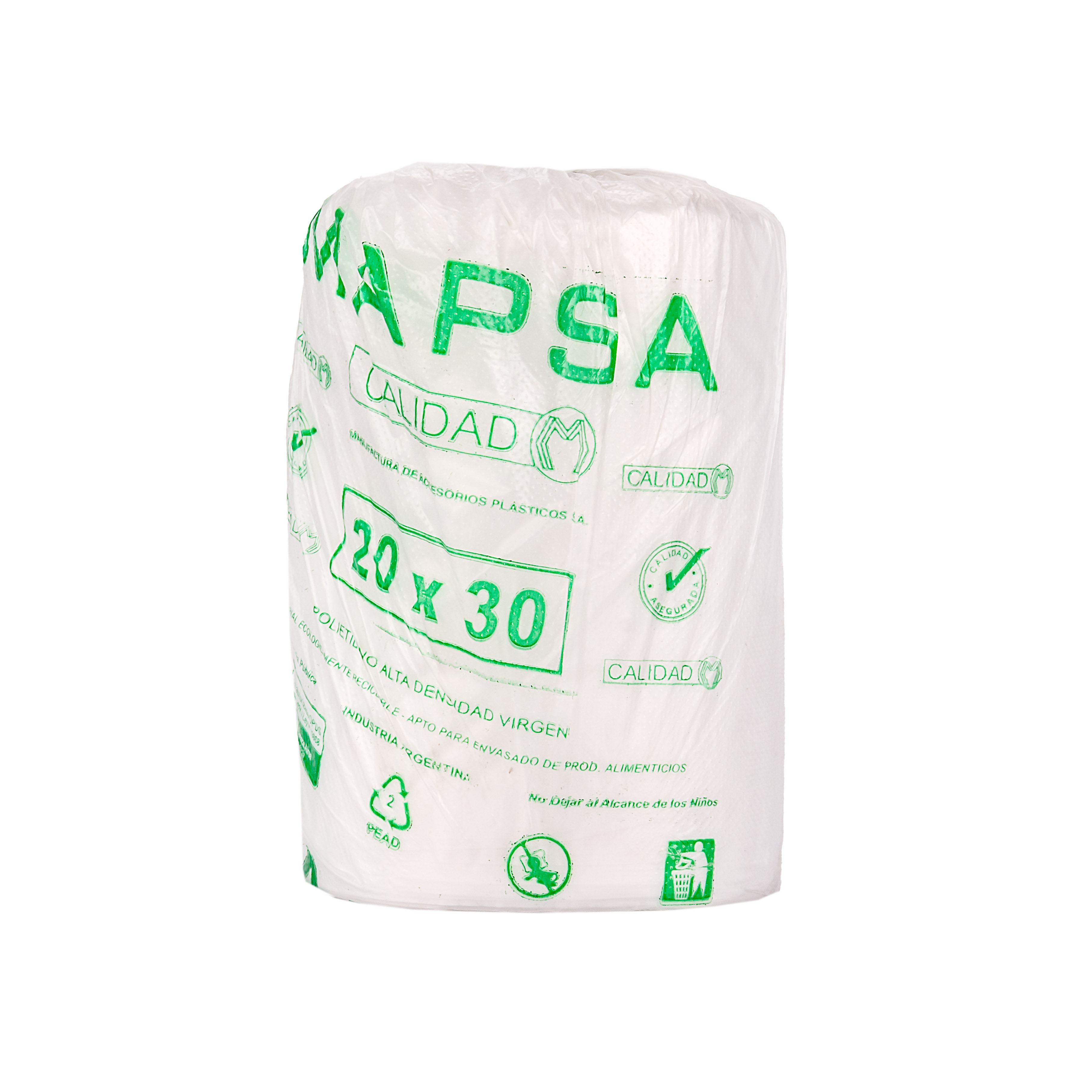 BOLSAS ARRANQUE T/B (ROLLO *1400GRS) 20*30CM MAPSA *UNID