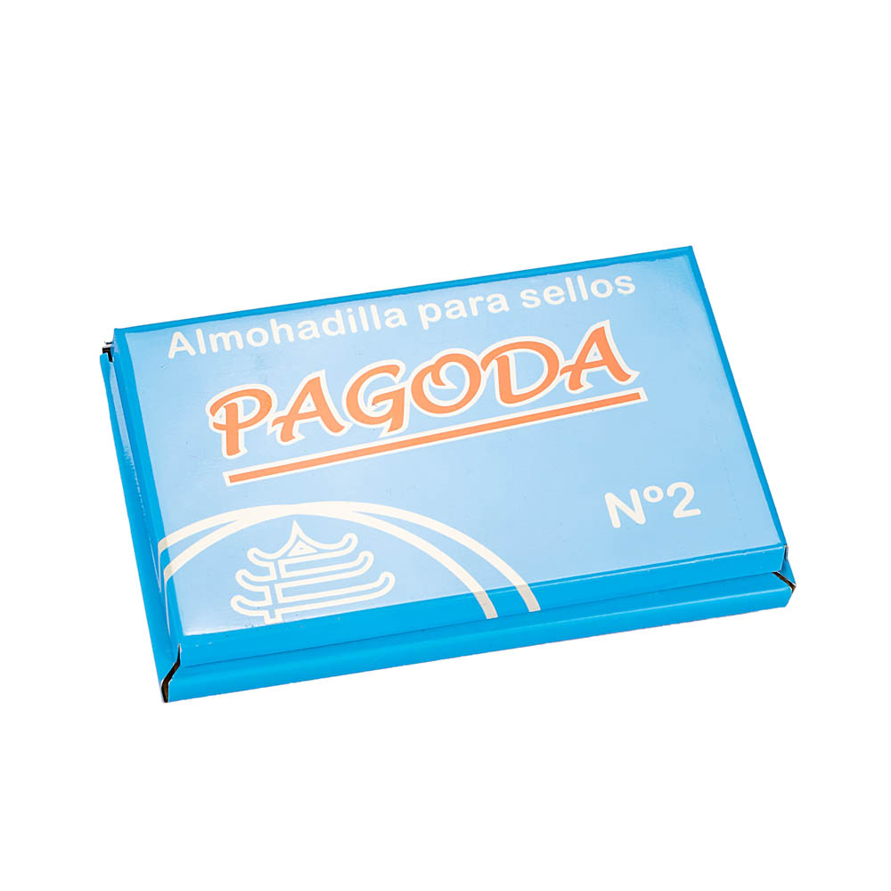 ALMOHADILLA SELLOS Nº2 ESTUCHE METALICO (7*11CM) *UNID