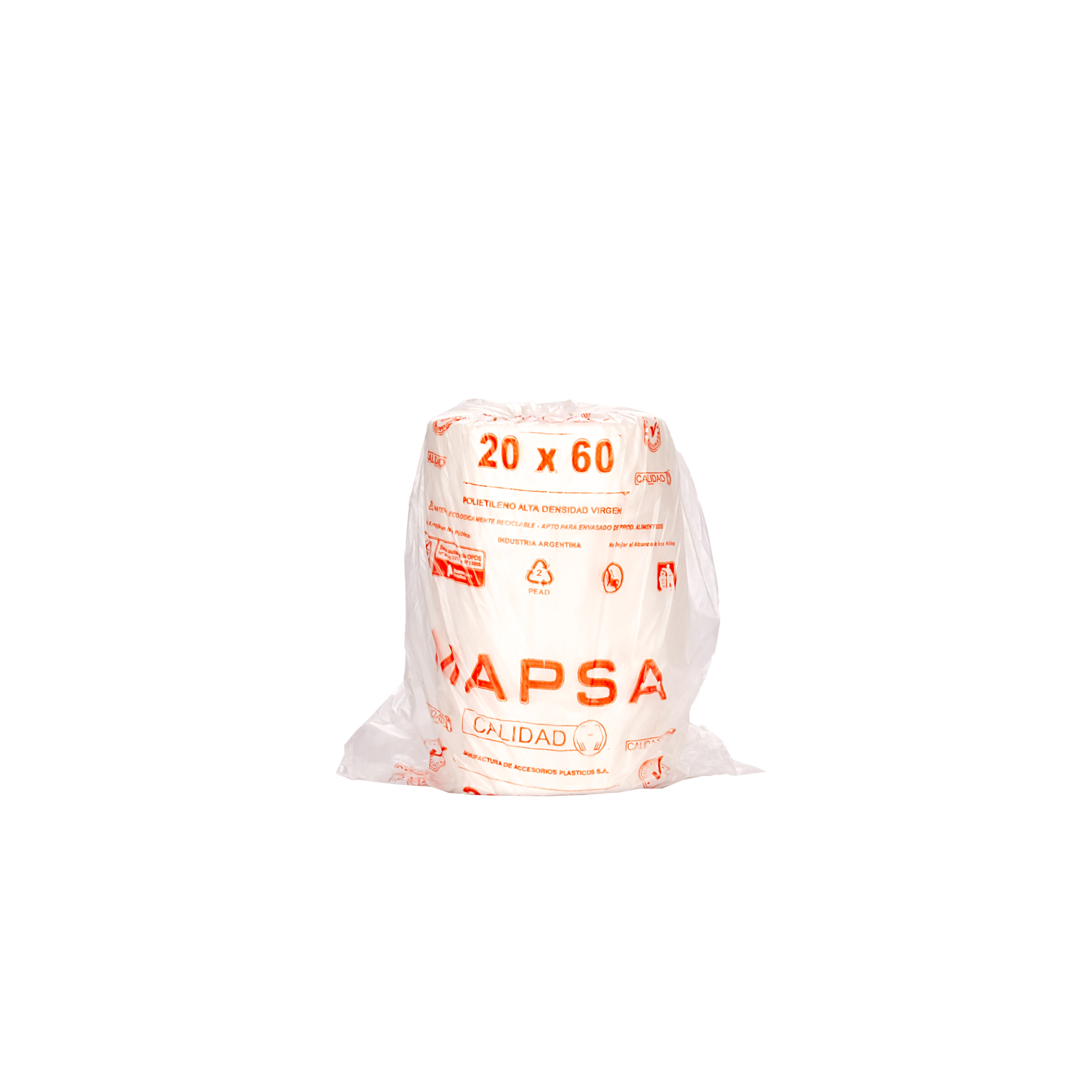 BOLSAS ARRANQUE A/D (ROLLO *750GRS) 20*60CM MAPSA *UNID