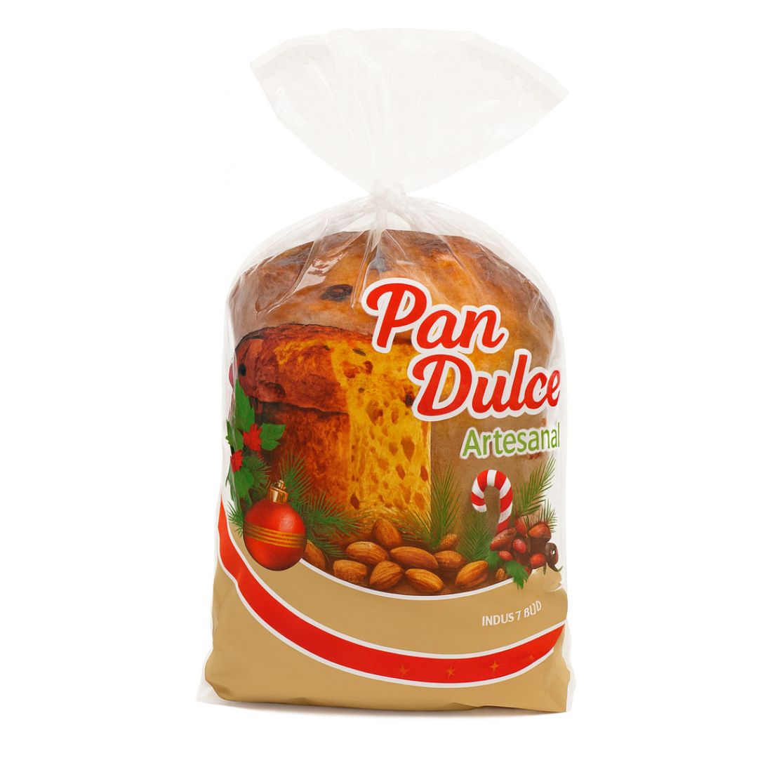 BOLSAS POLIPROPILENO.IMPRESO PAN DULCE 30*40CM *100UNID
