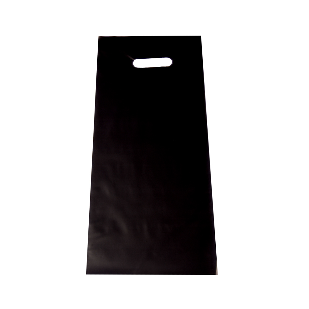 BOLSAS RIÑON LISAS.TERLIZZI 20*45CM (VINO) NEGRA REFORZADA (60 MIC) (8Z-11) *50UNID