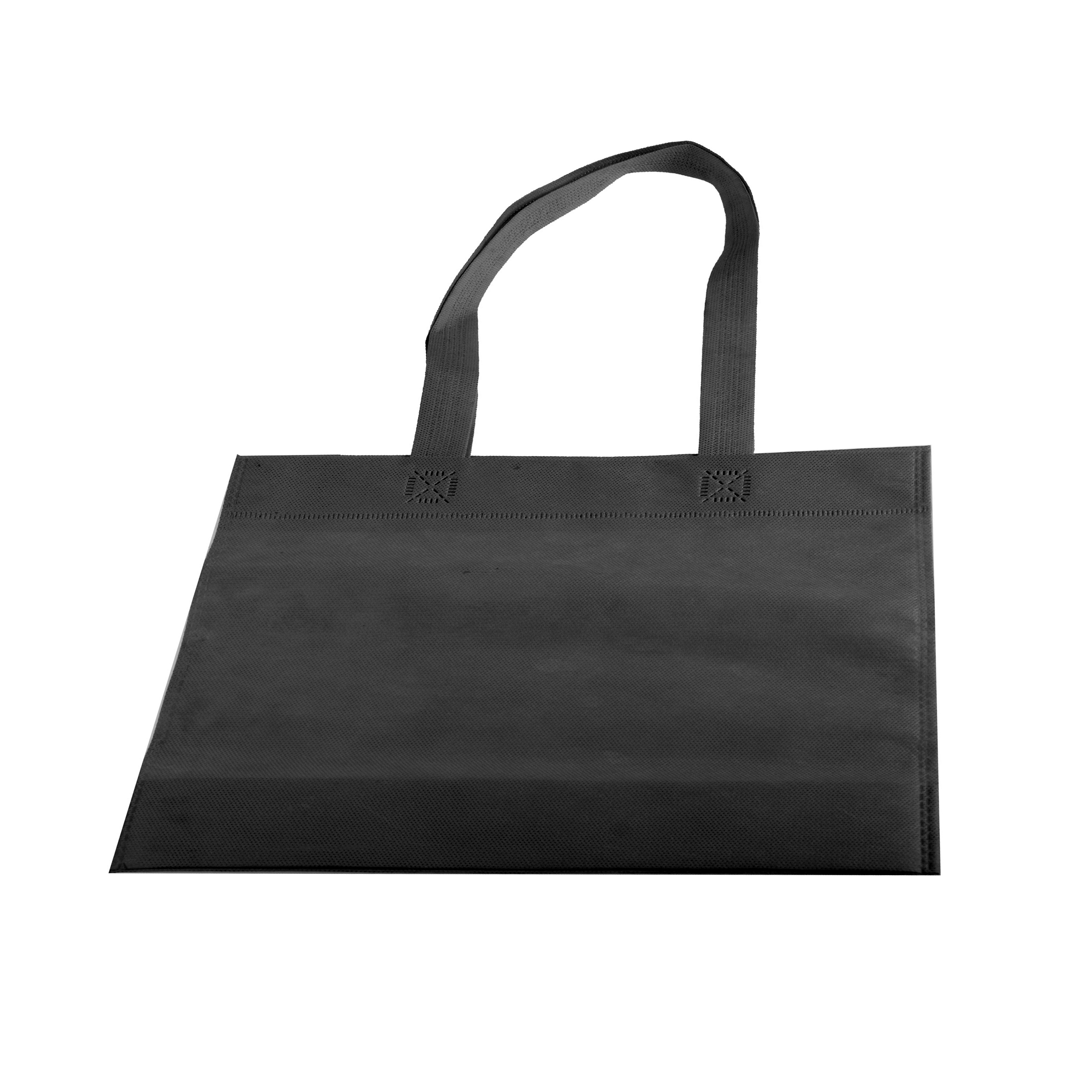 BOLSA FRISELINA LISA CON ASA 45*40CM NEGRO *UNID