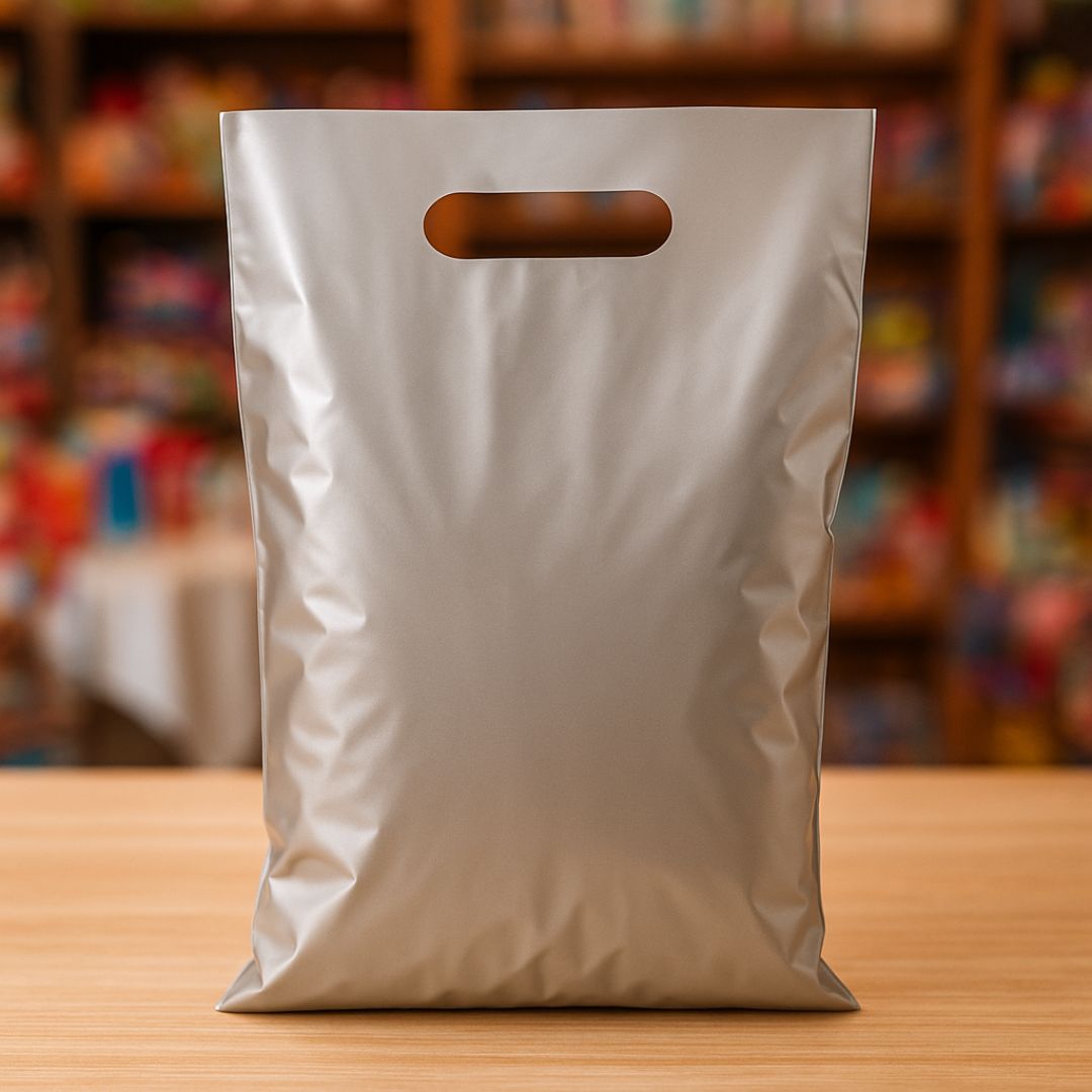 BOLSAS RIÑON LISAS TERLIZZI 35*45CM PLATA REFORZADAS (60MIC) PAQ.*50UNID