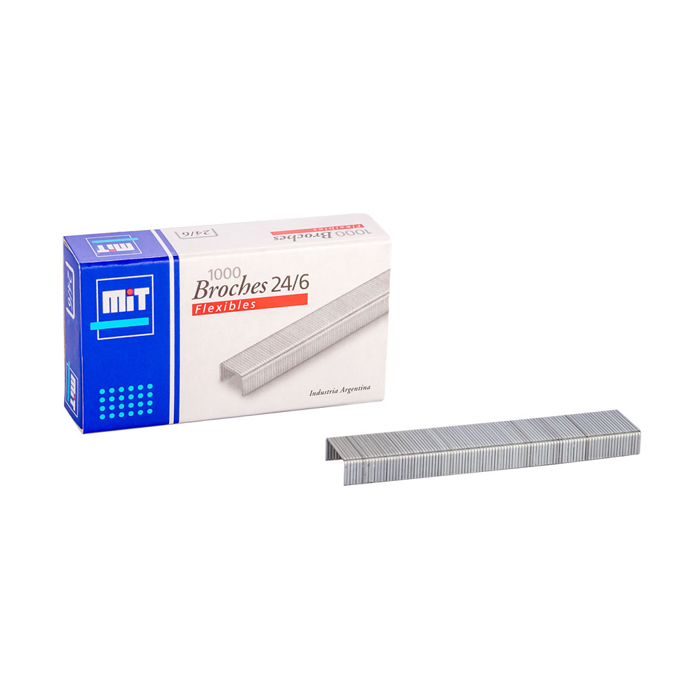 BROCHES PARA ABROCHADORA MIT Nº24/6 *1000UNID