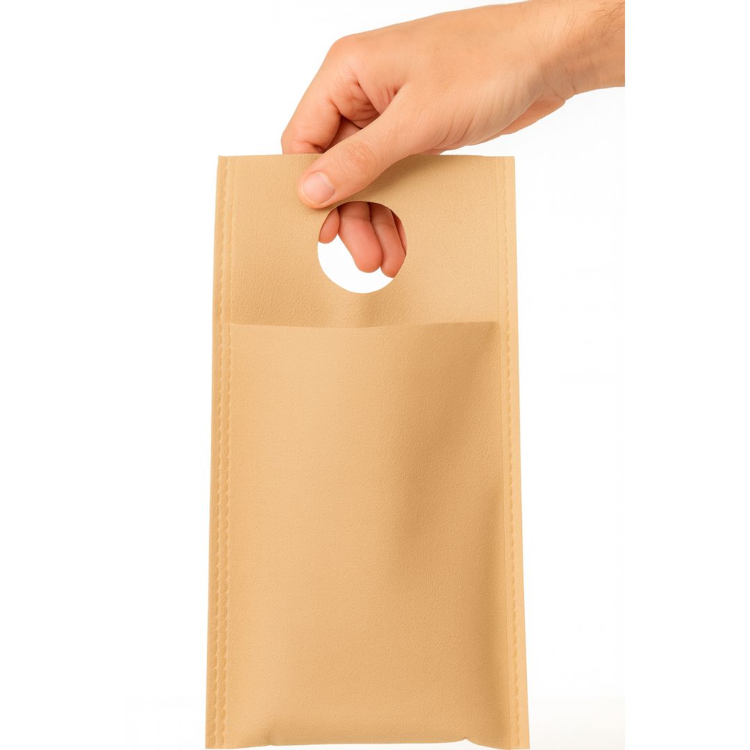 BOLSA FRISELINA LISA PARA AUTO 17.5*29CM LINO (3K-01) RIÑON *20UNID