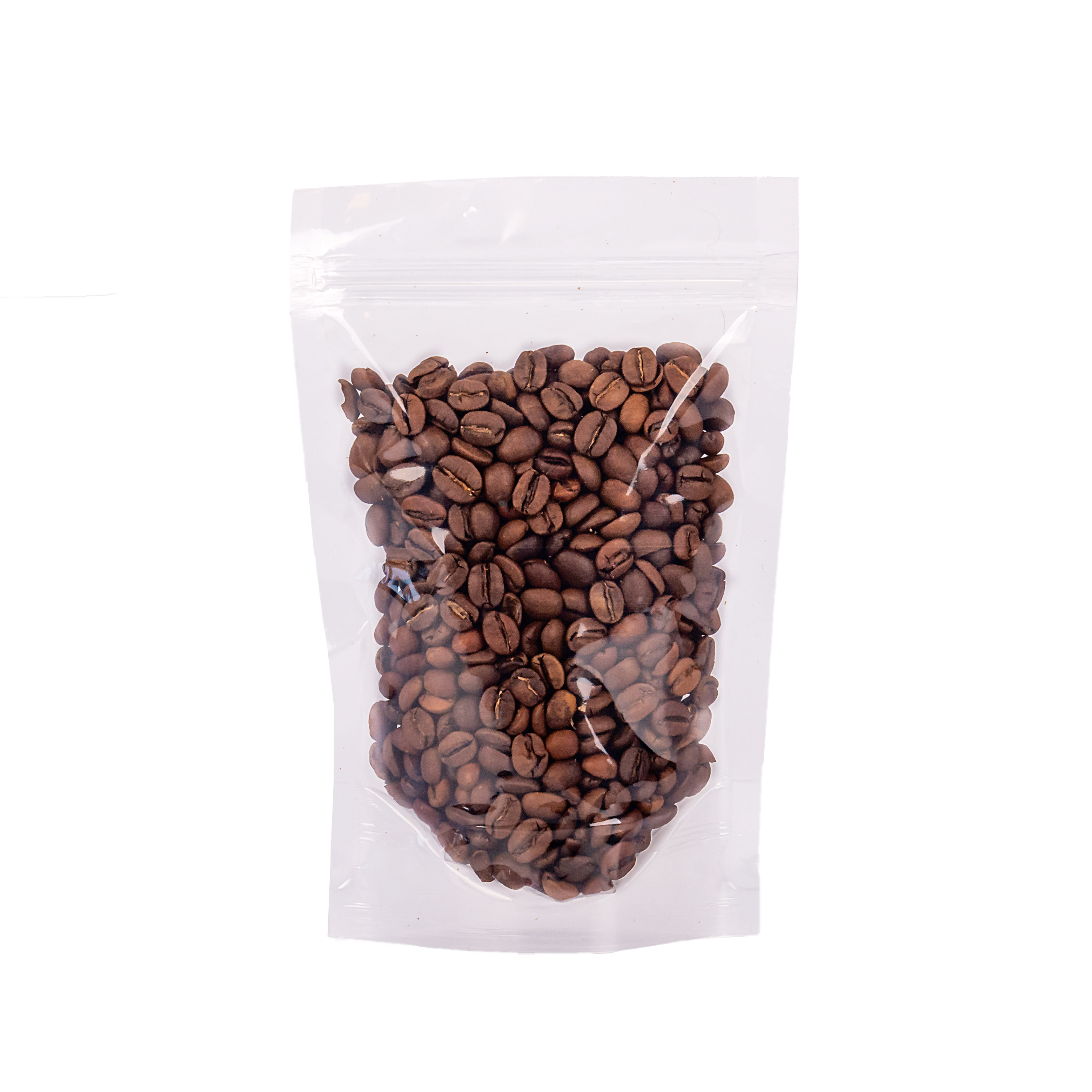 BOLSAS DOYPACK CRISTAL 250ML CON ZIPPER 12*17CM (90MIC) *50UNID