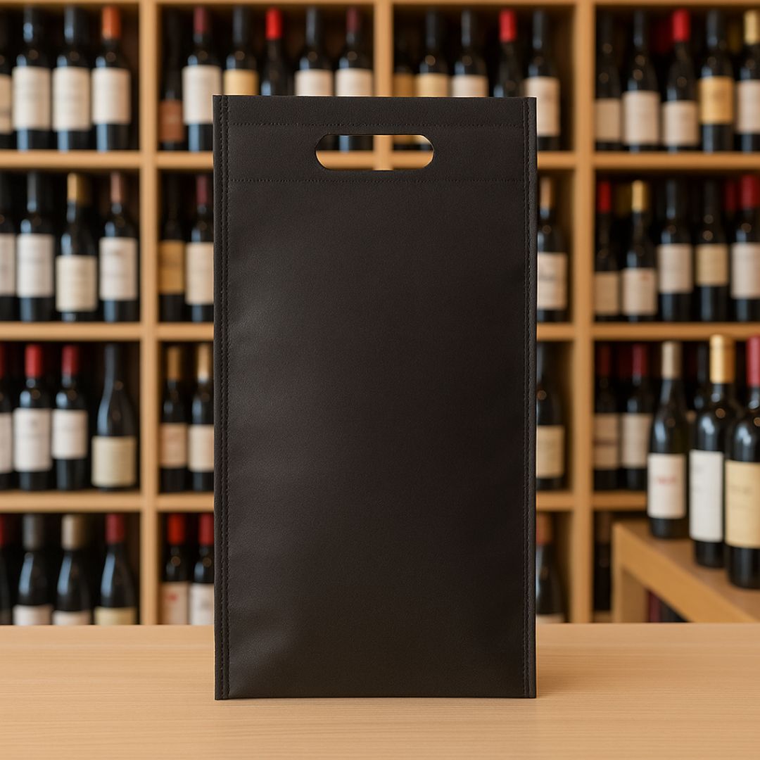 BOLSA FRISELINA RIÑON LISA 22.5*40CM NEGRA (VINO) (8K-11) *UNID