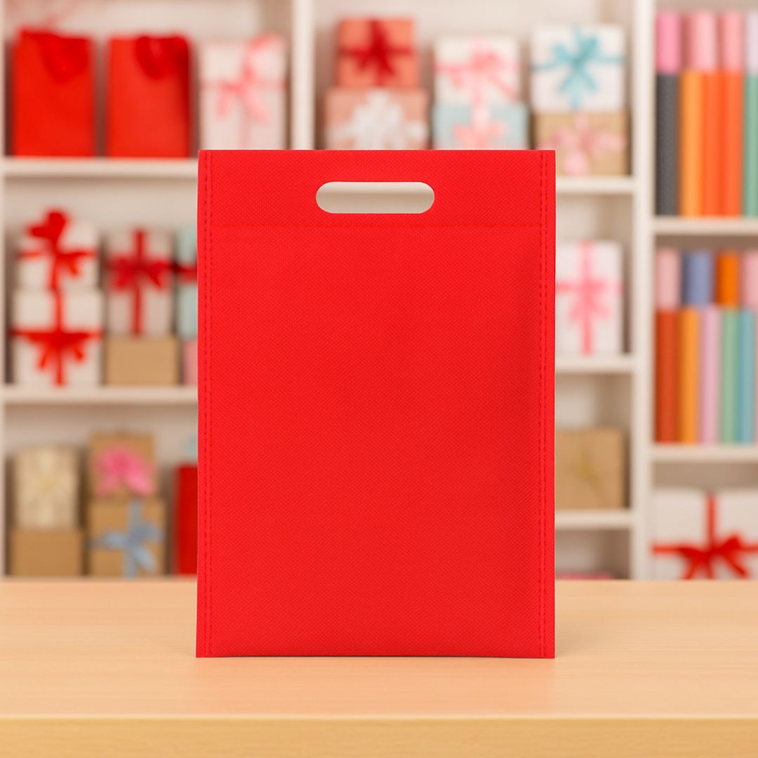 BOLSA FRISELINA RIÑON LISA 22.5*30CM ROJO (1K-17) *20UNID