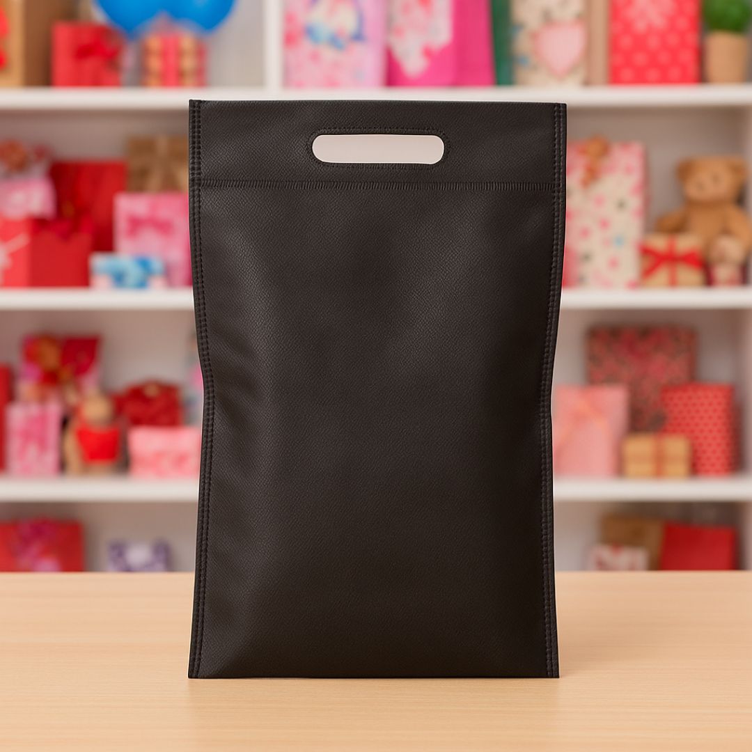 BOLSA FRISELINA RIÑON LISA 30*40CM NEGRA (10K-11) *20UNID