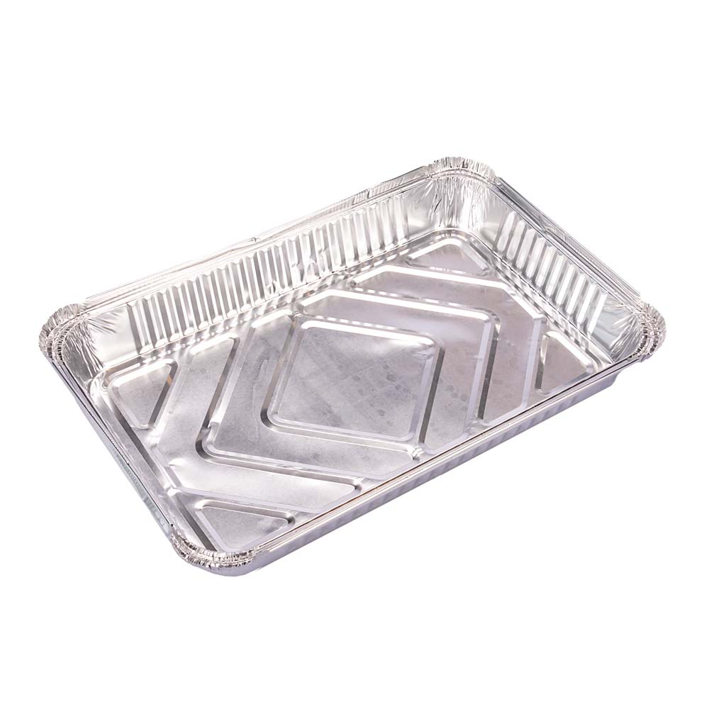 BANDEJA ALUMINIO VASSOI.F.-2200 (2000CC) (21*31*5CM) *25UNID