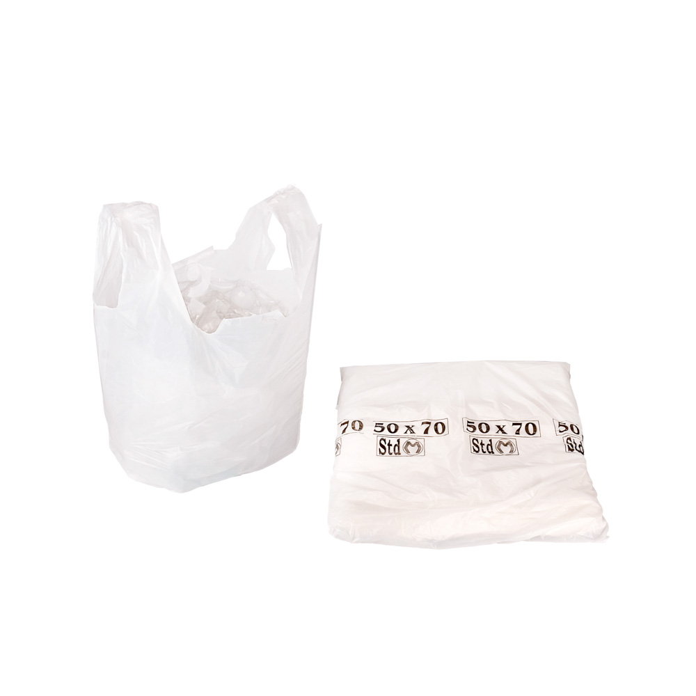 BOLSAS CAMISETA STANDARD BLANCA 50*70CM A/D MAPSA (7200) *100UNID.