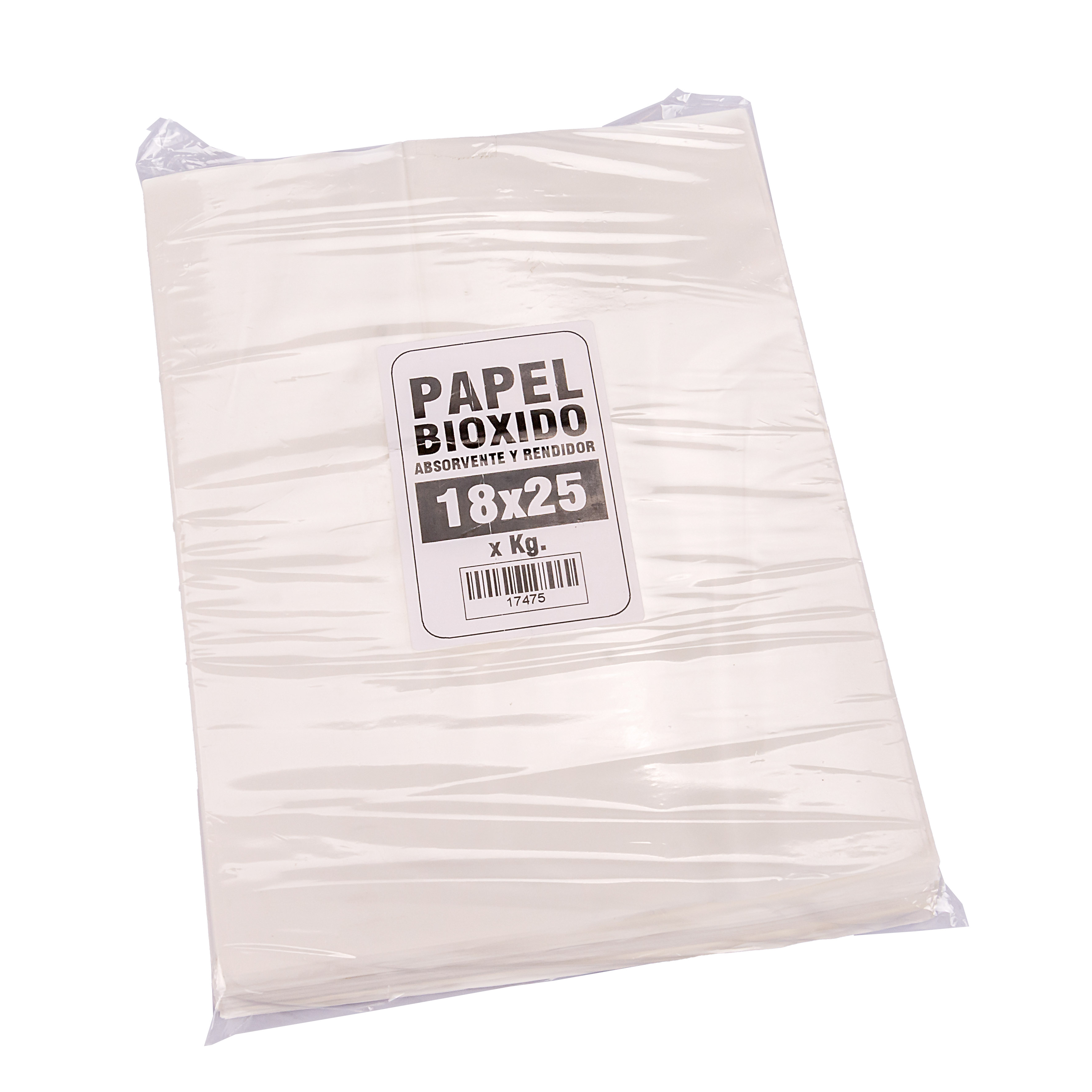 PAPEL BIOXIDO 18*25CM (529HJS *KG) *KG