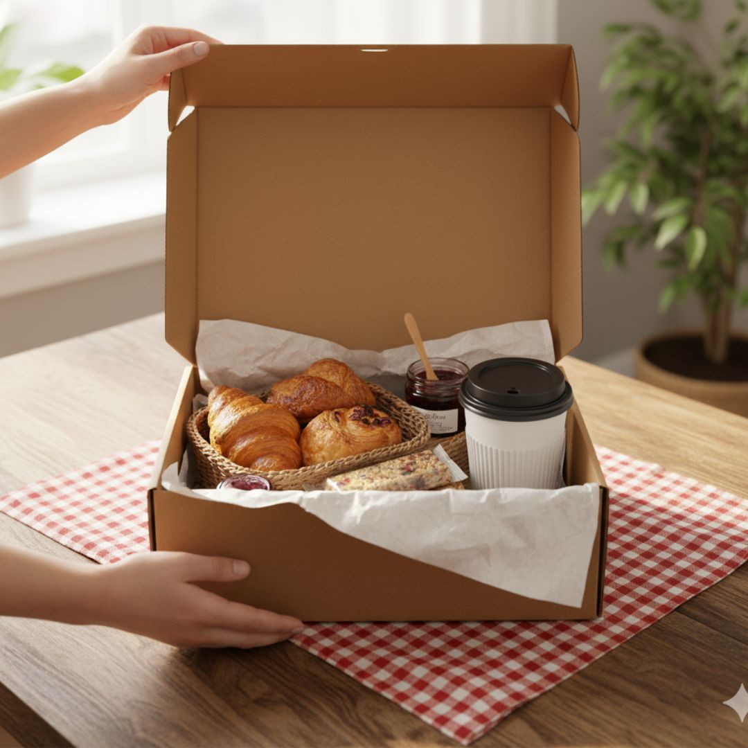 CAJA MULTIFUNCION CARTON MARRON/MARRON (28*39.5*14.5CM) *UNID.