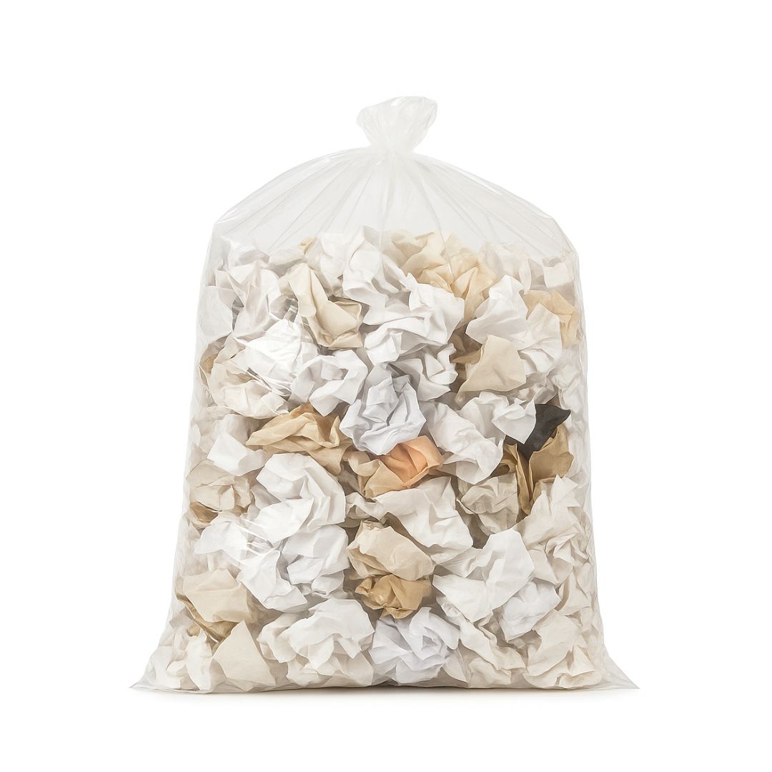 BOLSAS PLASTICAS mE PE CRISTAL (B/D - 45MIC - S/F) .50X70CM *50UNID