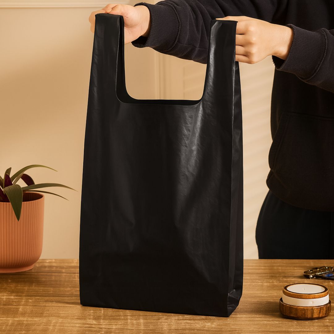 BOLSAS CAMISETA NEGRAS FERNANDEZ SUPER REFORZADA (BD - 30MIC) 50X70 *100UNID