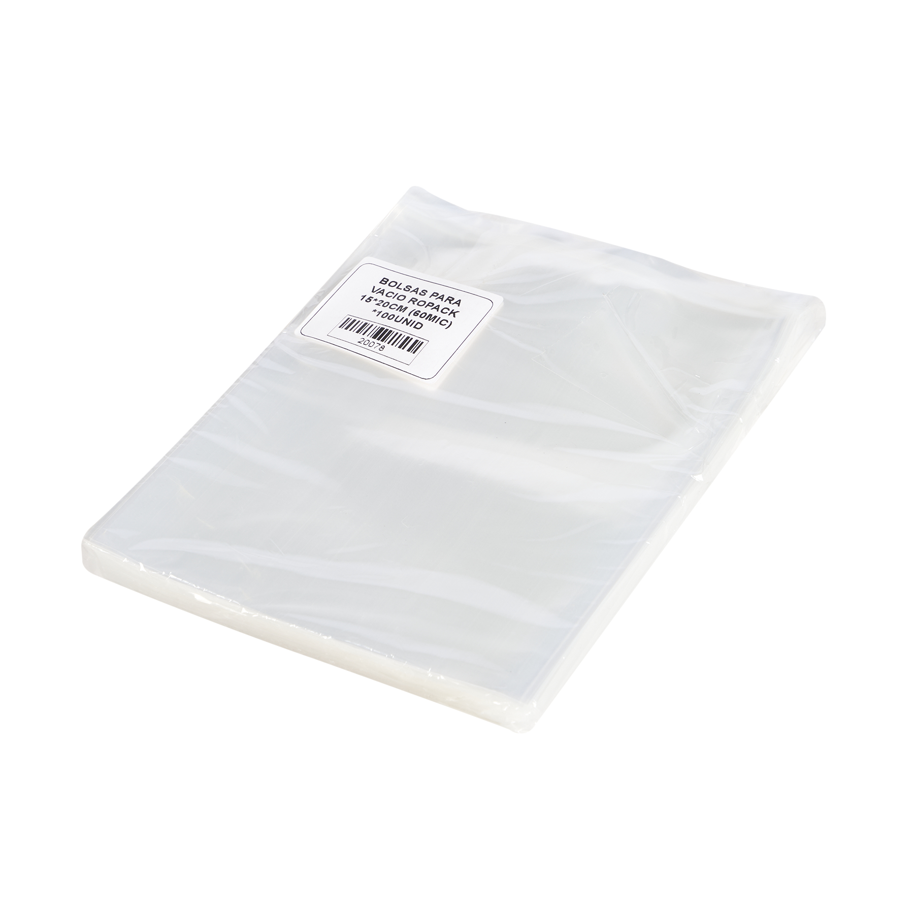 BOLSAS PARA VACIO ROPACK 15*20CM (60MIC) *100UNID
