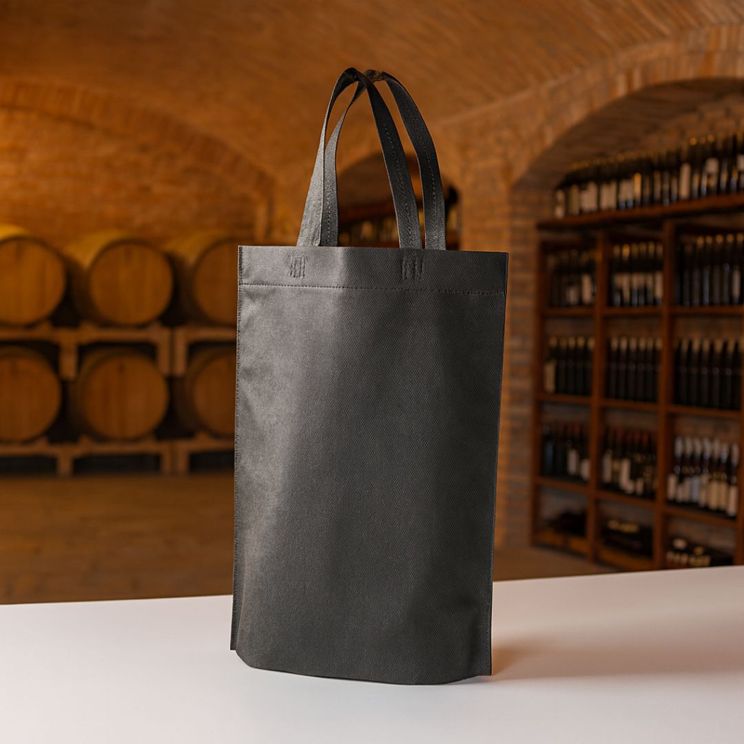 BOLSA FRISELINA LISA CON ASA 30*40CM NEGRA*UNID