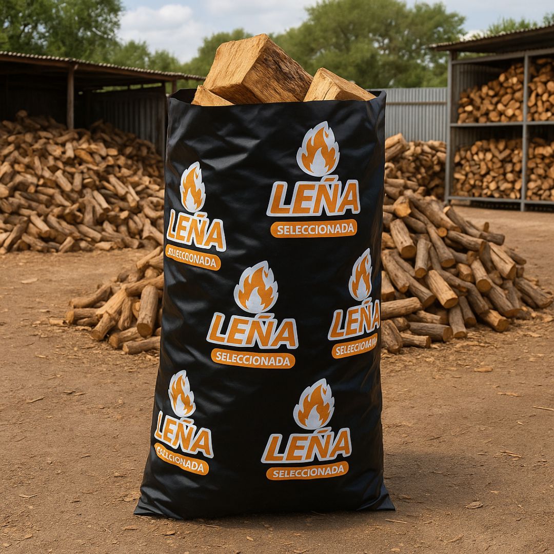 BOLSAS LEÑA FERNANDEZ (PE NEGRO - 70MIC - 35X65) 7KG *100UNID
