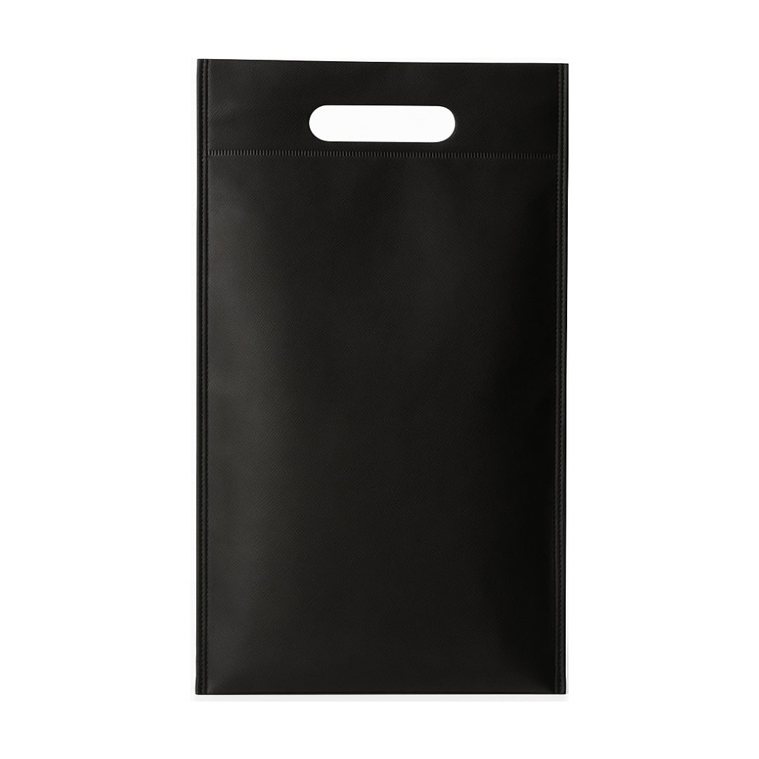 BOLSA FRISELINA RIÑON LISA VINO 17.5*40CM NEGRO *UNID