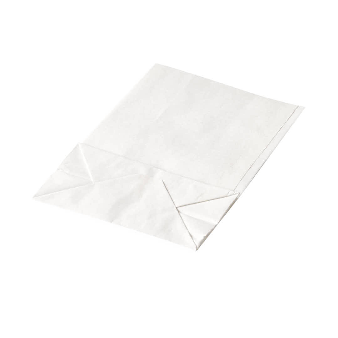 BOLSAS DELIVERY PAPEL BLANCO FONDO CUADRADO Nº5 (20*10*30CM) *50UNID
