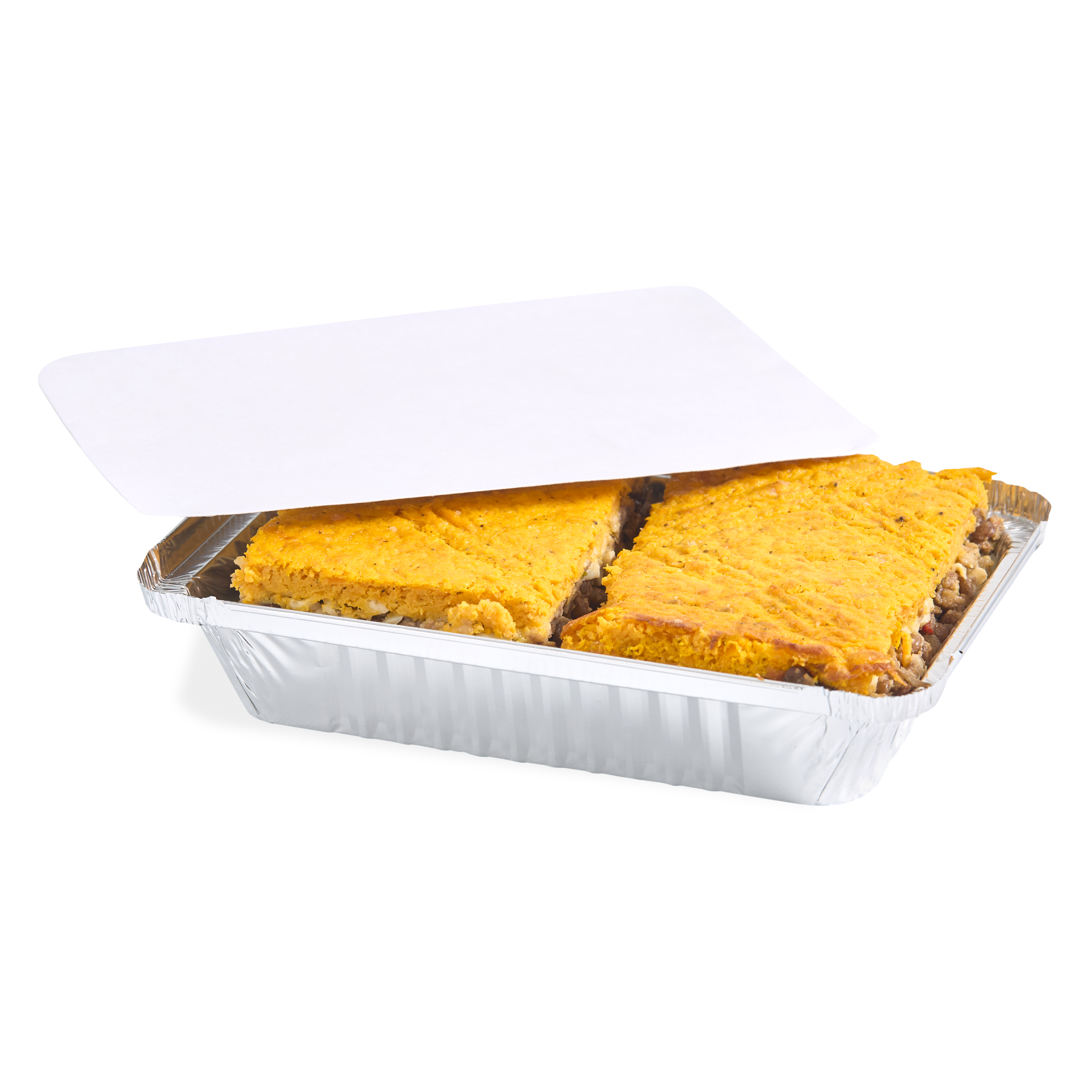 BANDEJA ALUMINIO DARNEL CON TAPA ALUMINIO F-75 (24OZ-700ML) CAJA*100UNID.