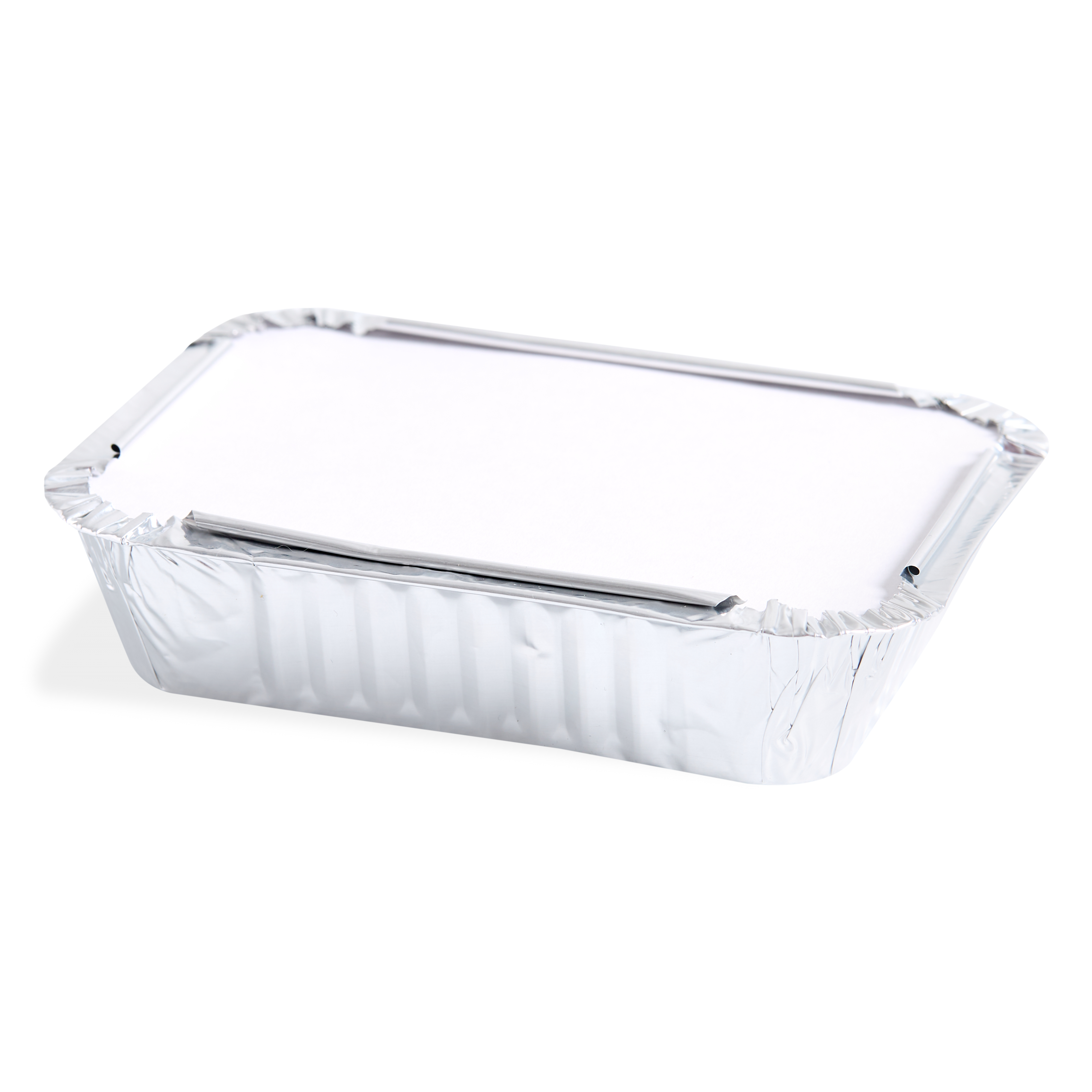 BANDEJA ALUMINIO DARNEL (PACK*10UNID) 8OZ C/TAPA (220ML) (9.8*12.6*2.6CM) *PACK