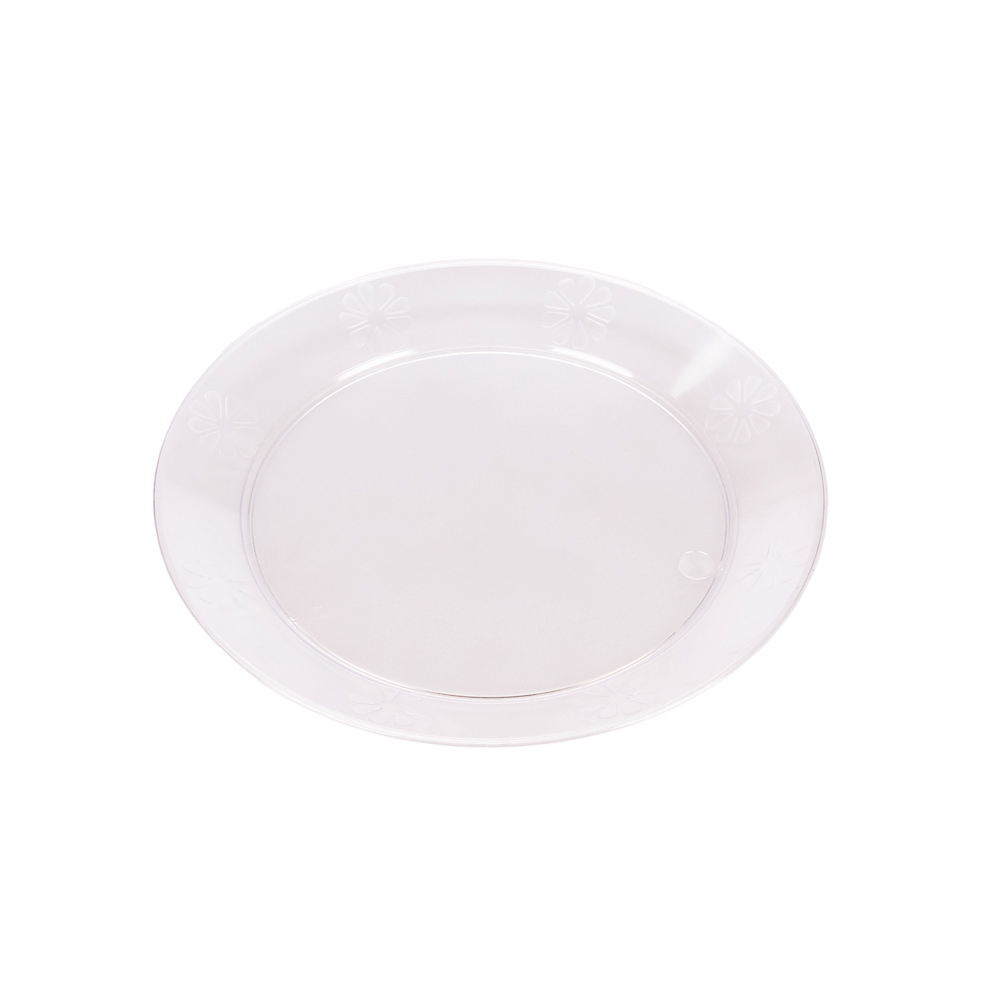 PLATO RIGIDO REDONDO BOYANO 17CM BLANCO *UNID