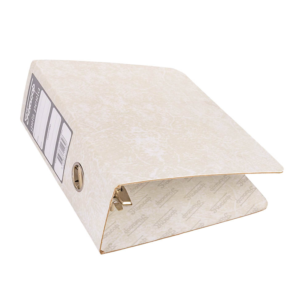 BIBLIORATO LOMO PAPEL 8.5CM ESQUELA GRIS PERLA (20.5*24.5CM) *UNID