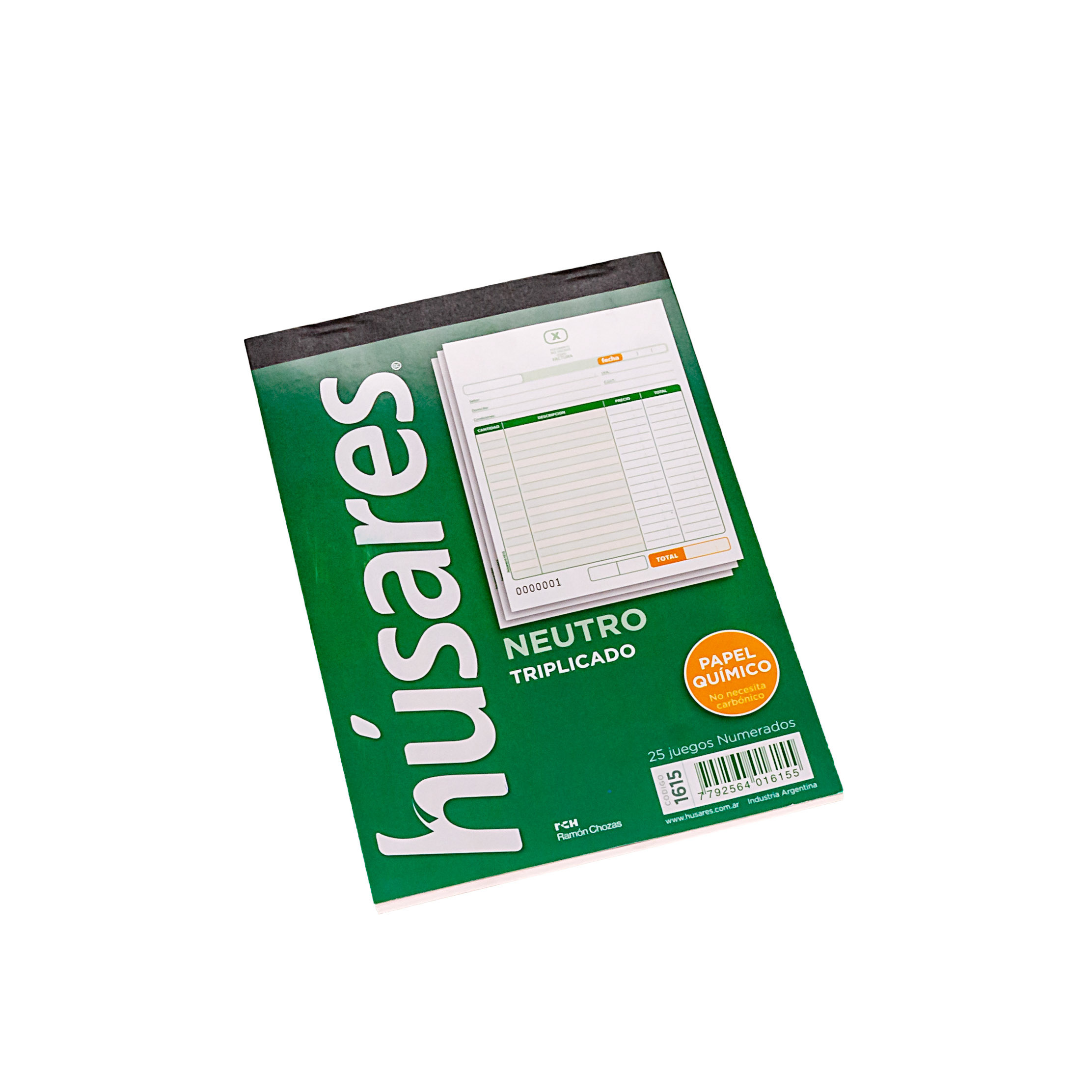 TALONARIO HUSARES MULTIUSO.14*19CM TRIPLICADO (1615) *25 JUEGOS