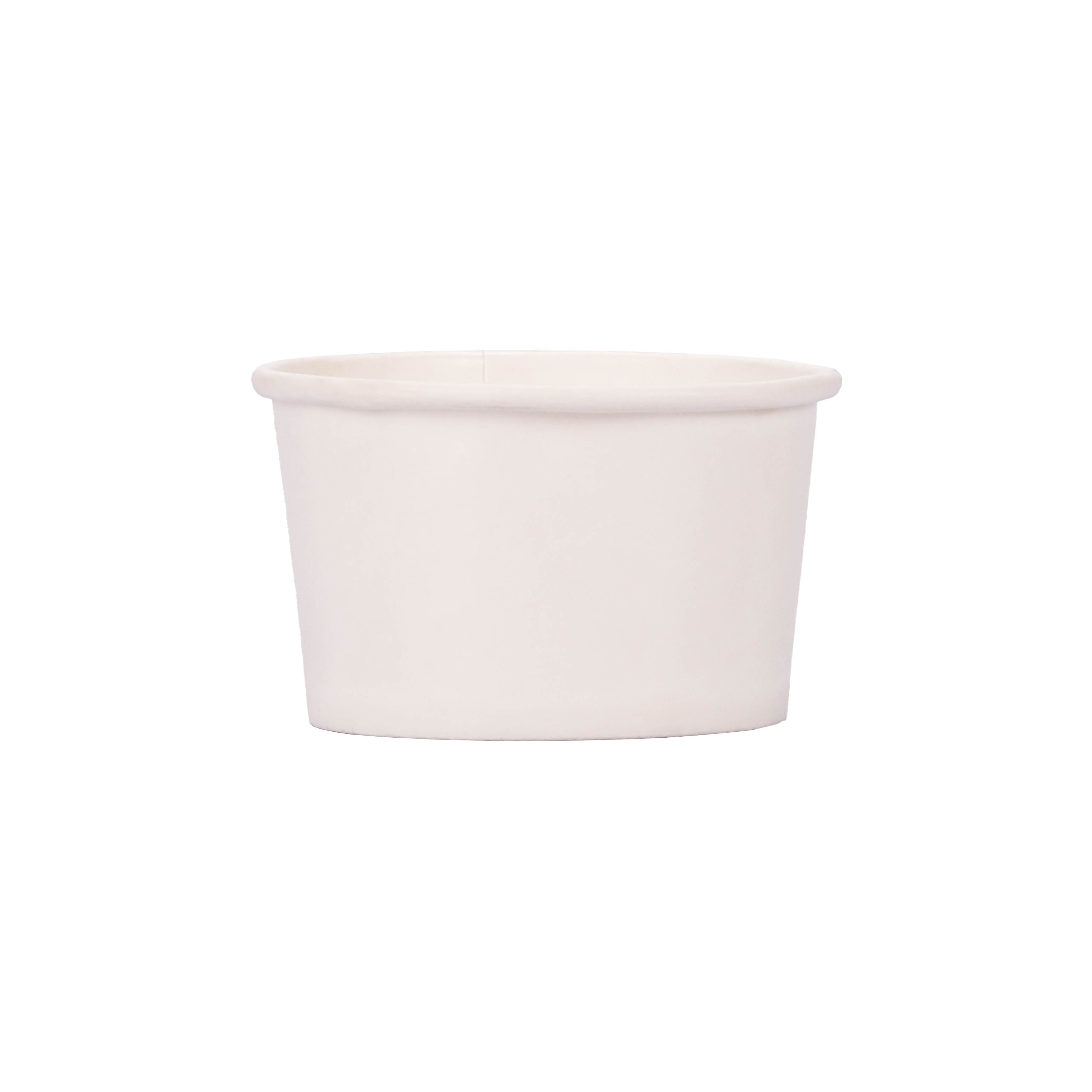POTE HELADO POLIPAPEL SOLUPLEX 120CC BLANCO (4OZ) *100UNID