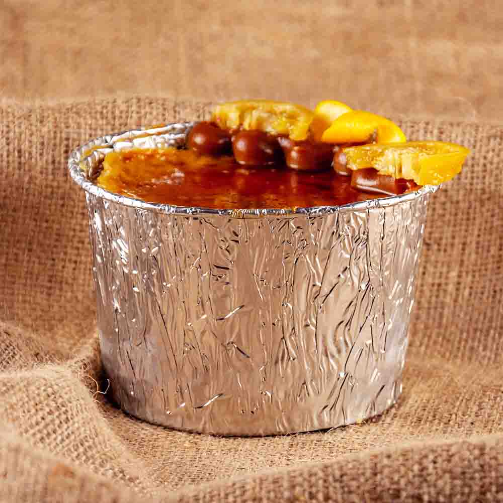 MOLDE PAN DULCE ALUMINIO 500GRS (13.5CM DIAM.*8.8CM ALTO) *25UNID