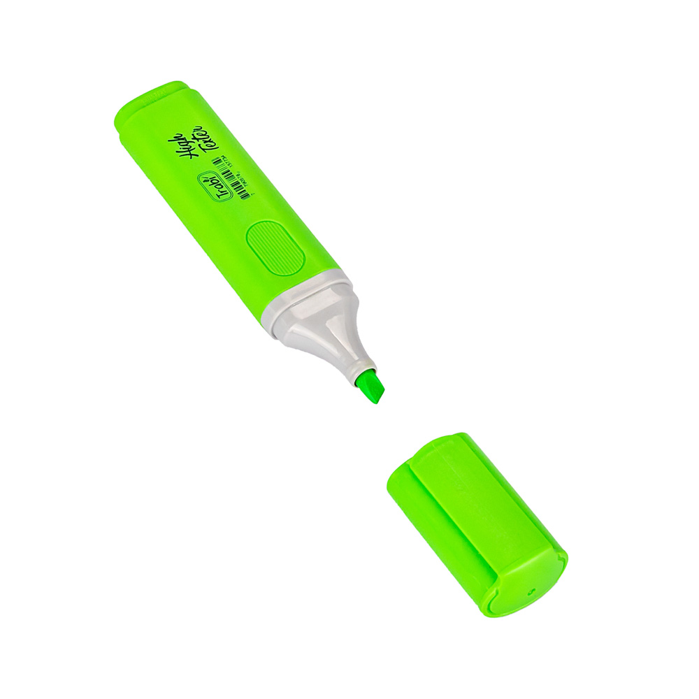 RESALTADOR HIGH TEXTER TRABI VERDE PUNTA BIZELADA *UNID